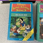 Disney Sing Along Songs Heigh-ho  You Can Fly  Bare Necessities Betamax Tape Lot