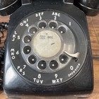 Vintage 1970 s Western Electric Rotary Telephone Model 500dm Bell System Black