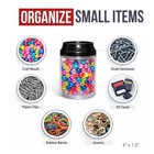 12 Pack 3 5g Soda Can Style Plastic Storage Jars With Lids Assorted Designs
