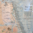 Vintage Ghost Fleet Of The Outer Banks Historic Glass Frame Wall Hanging Map