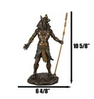 Ebros Egyptian Theme Anubis Holding Staff God Of Aferlife   Dead Inpu Statue