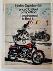 1968 Harley Davidson Motorcycle Two Page Print Ad Engineered
