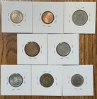 Lot Of 8 Carded Coins From 8 Different Muslim Countries  24-combined Shipping Ok