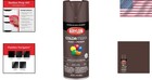 K0007 Colormaxx Satin Spray Paint   Primer  Rust-resistant  12 Oz  Leather Brown