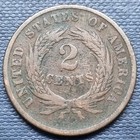 1864 Two Cent Piece 2c Type Coin Better Grade  96895