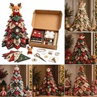 Christmas Halloween Diy Quilted Fabric Tree Craft Kit 3d Fabric Patchwork Craft