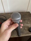 Vintage Shure Sm58 Microphone Mic With Clip   Neutrik Xlr Cable Nice