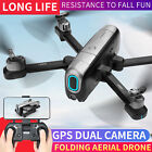 2022 New 4k Hd Wide Angle Dual Camera Gps Drone Fpv Rc Quadcopter Wifi Follow Me