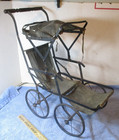 Antique Baby Doll Buggy Stroller  Carriage As Found