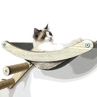 Heykitten 17  Cat Wall Hammock For 2x4 Stud Mount Stylish Floating Kitten She   
