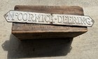 Vintage Mccormick-deering Embossed Tin Sign Ih Tractor Seed Grain Farm