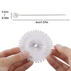 480 Pcs White Pearlized Ball Head Pins White Pearl Straight Pins Sewing Pin D   