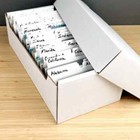 Postcard Storage Box  pack Of 25 Boxes  Bcw Cardboard Box Holds 700 4x6 Prints