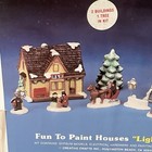 California Creations Maple Street Kit R r Station Light Up Ready To Paint Nos