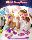 24 Pack Galaxy Slime Party Favors  Non-sticky  Stress Relief Treasure Box Toy   