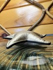 Coach Metallic Leather Star Paperweight Vintage Silver Gold Est 1941 Desk Decor 