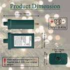 Replacement Power Supply For Led Xmas Tree Lights Dc 29v 0 45a - Ts-13w29v