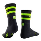 Cep Women s Hiking 80s Mid Cut Compression Stonegrey green Socks  wp2ckh 