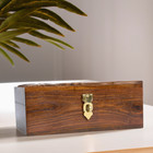 Elegant Handcrafted Wooden Storage Box With Grapevine Carving  Unique