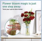 Spiral Ikebana Stem Holder Spiral Stem Holder For Flowers Real Artificial New