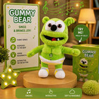 30cm  singing Gummy Plush Toys With Music Voice Gummy Bear Stuffed Dolls Peluche