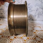 Solid Heavy Brass Nautical Porthole Quartz Clock Maritime Commission Working Vtg