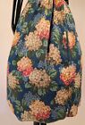 Romantic Victorian 1880   s Hydrangea Floral Print Skirt  