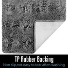  Luxury Bathroom Rug Shaggy Bath Mat 24 X 60 Inch  Washable Non 24  x60   Grey