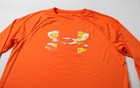 Under Armour Boy s Long Sleeve Graphic Print T-shirt Cl8 Orange Youth-xl