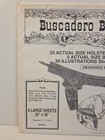 Vintage Tandy Leather Buscadero Belts   Holsters Patterns 8 Large Sheets 25 x38 