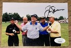 Jack Nicklaus Signed 4    X 6    Photo Jsa Certified With 4 Pga Legends