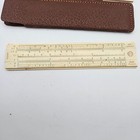 Vintage Lot Of 4 Slide Rule Ruler W  Cases Acumath Sun Hemmi Keuffel   Esser
