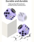 Purple Fidget Cube 6 Sided Sensory Stress Relief Toy Adhd Anxiety Kids Desk Toy 