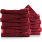 12 Pack Washcloth Towel Set 100  Cotton Soft Wash Cloths For Face   Body 12 X 12
