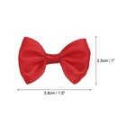 80pcs Red Bow Ties 1 5 x1  Mini Bowknot For Little Satin Bows