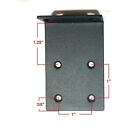Network Kvm Switch 1u Rails Shelf Mounting L Brackets Rail Ears 19  Rack Cabinet