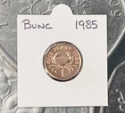 1985 Bailiwick Of Guernsey Brilliant Uncirculated 1p Crab Coin One Pence Bunc 85