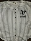 Vintage U2 Yankee Stadium 1992 Zoo Tv Concert Tour Pinstripe Jersey Large Rare