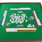 American Mahjong Set 166 Premium White Tiles 4 Colors Pushers racks Mahjong Set