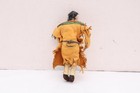 Vintage Native American Doll Beaded Sioux Indian Girl W Leather Fringe 9 5  Tall