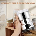 Auto Electric Coffee Bean Grinder Nut Seed Herb Grind Crusher Mill Blender 110v