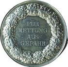 Republik Preussen Award Medal - Silver - For Recue From Danger - W box Ec 8205bx