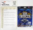 Twisted Tribal Waterproof Temporary Tattoos Easy To Apply   Armband Stencils New