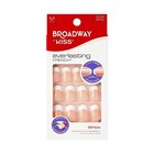  4 Pack  By Kiss French Tip Press On Nails     infinite     White  Short Squoval
