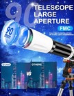 Telescope For Adults High Powered 90mm Aperture 80090black-white