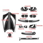 Floorboards Footpegs Shifte Brake Diamond Anodized For Harley Road Glide 14-26