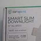 Infibrite Wifi Smart Ultra-thin Led Recessed Ceiling Light Dimmable 9w 4 