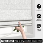 Cordless Roman Shades For Windows  Blackout Room Darkening Thermal Insulated    
