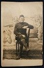 2 Antique Original Military Photos   1922 Dated U s  Navy Sailor W  Note   1800s