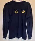 Cats The Musical Vtg Sweatshirt Size L Black Raglan Broadway 80s  Promo Crew